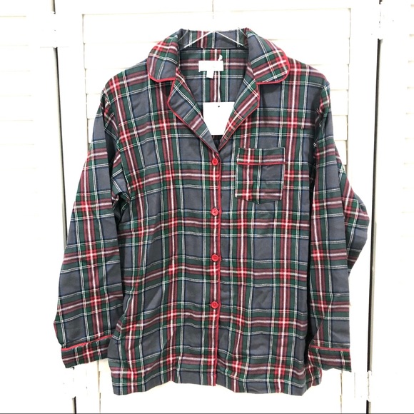 Women’s Christmas Flannel Pajamagram Sleep Shirt - Picture 1 of 8